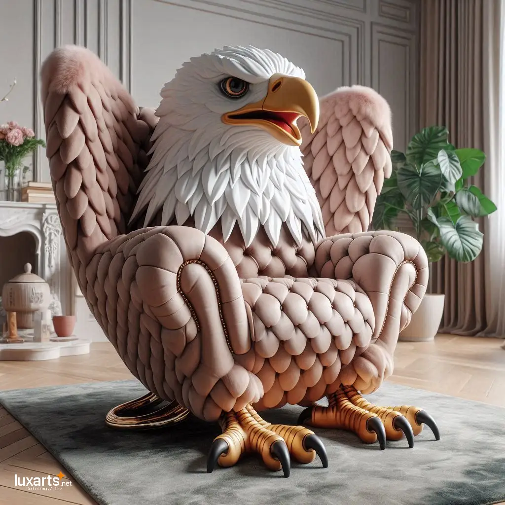 Soar to New Heights of Comfort: Eagle-Shaped Chair for Majestic Relaxation luxarts eagle shape chair 10