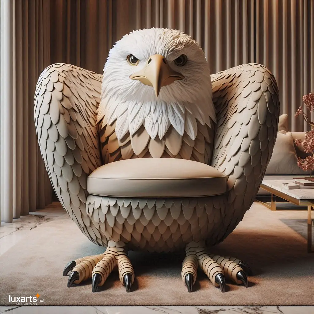 Soar to New Heights of Comfort: Eagle-Shaped Chair for Majestic Relaxation luxarts eagle shape chair 4
