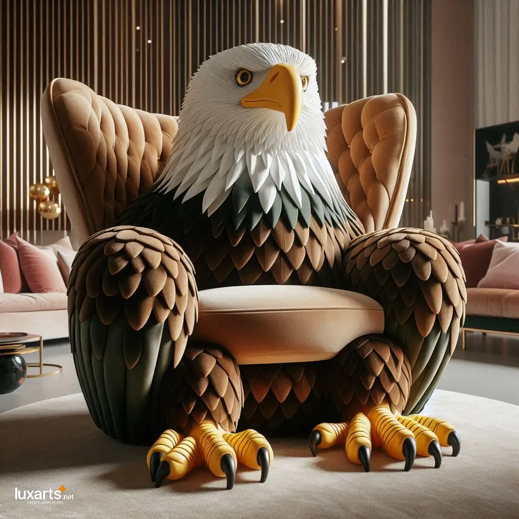 Soar to New Heights of Comfort: Eagle-Shaped Chair for Majestic Relaxation luxarts eagle shape chair 6