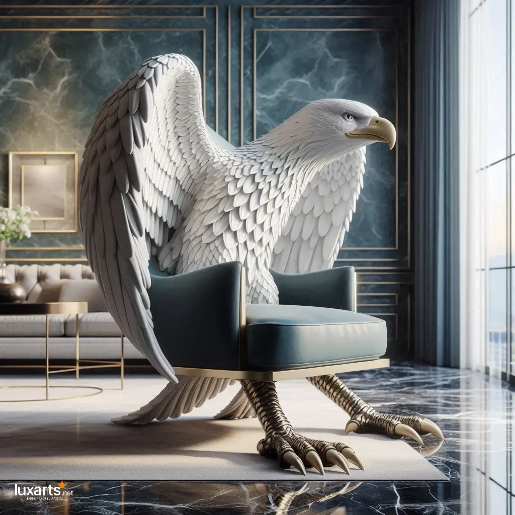 Soar to New Heights of Comfort: Eagle-Shaped Chair for Majestic Relaxation luxarts eagle shape chair 7