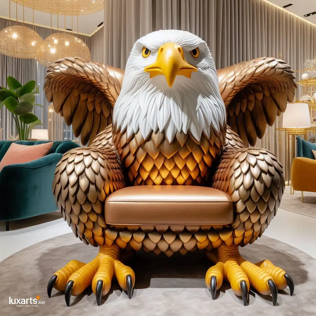 Soar to New Heights of Comfort: Eagle-Shaped Chair for Majestic Relaxation luxarts eagle shape chair 8