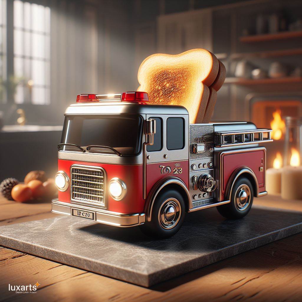 Fire Truck Shaped Toaster: Adding Fun to Your Kitchen luxarts fire truck toaster 5