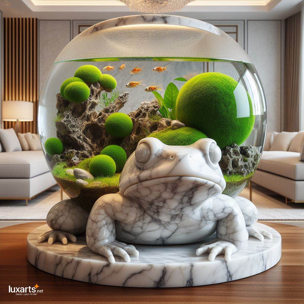 Hop into Serenity Frog-Shaped Aquariums for Tranquil Underwater Scenes luxarts frog shaped aquariums 12