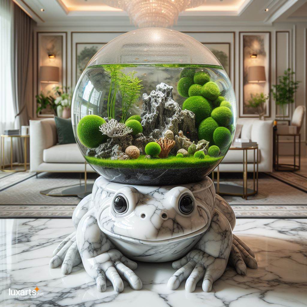 Hop into Serenity Frog-Shaped Aquariums for Tranquil Underwater Scenes luxarts frog shaped aquariums 14