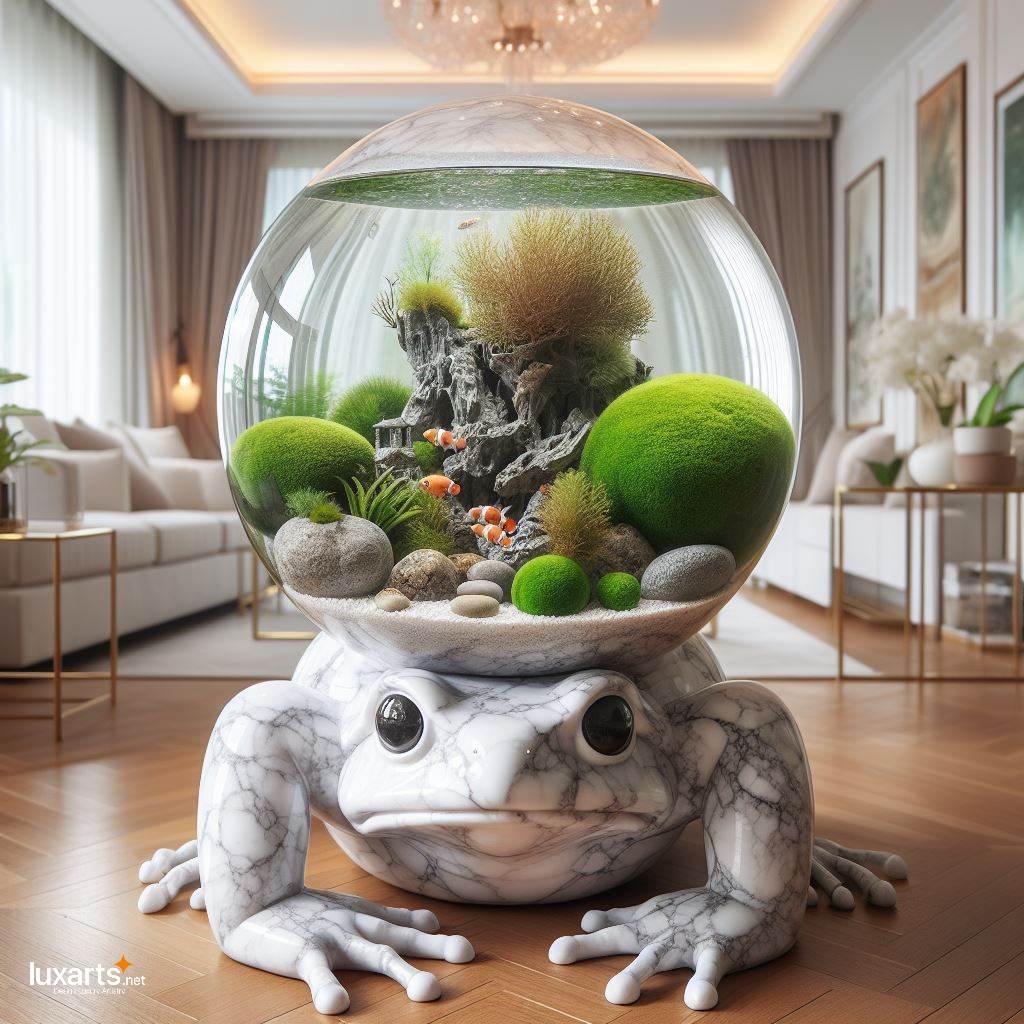 Hop into Serenity Frog-Shaped Aquariums for Tranquil Underwater Scenes luxarts frog shaped aquariums 6