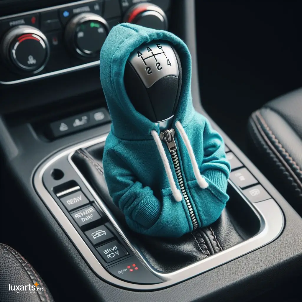 Hoodie Shaped Gear Shift Knob Cover: Add Style to Your Ride luxarts gear stick hoodie 1