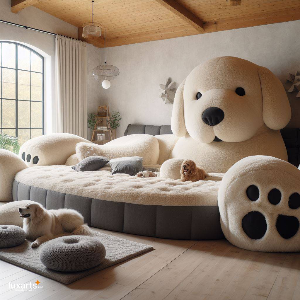 Supersized Comfort: Giant Dog Beds for Humans, Because We Deserve Pampering Too luxarts giant dog beds for humans 12