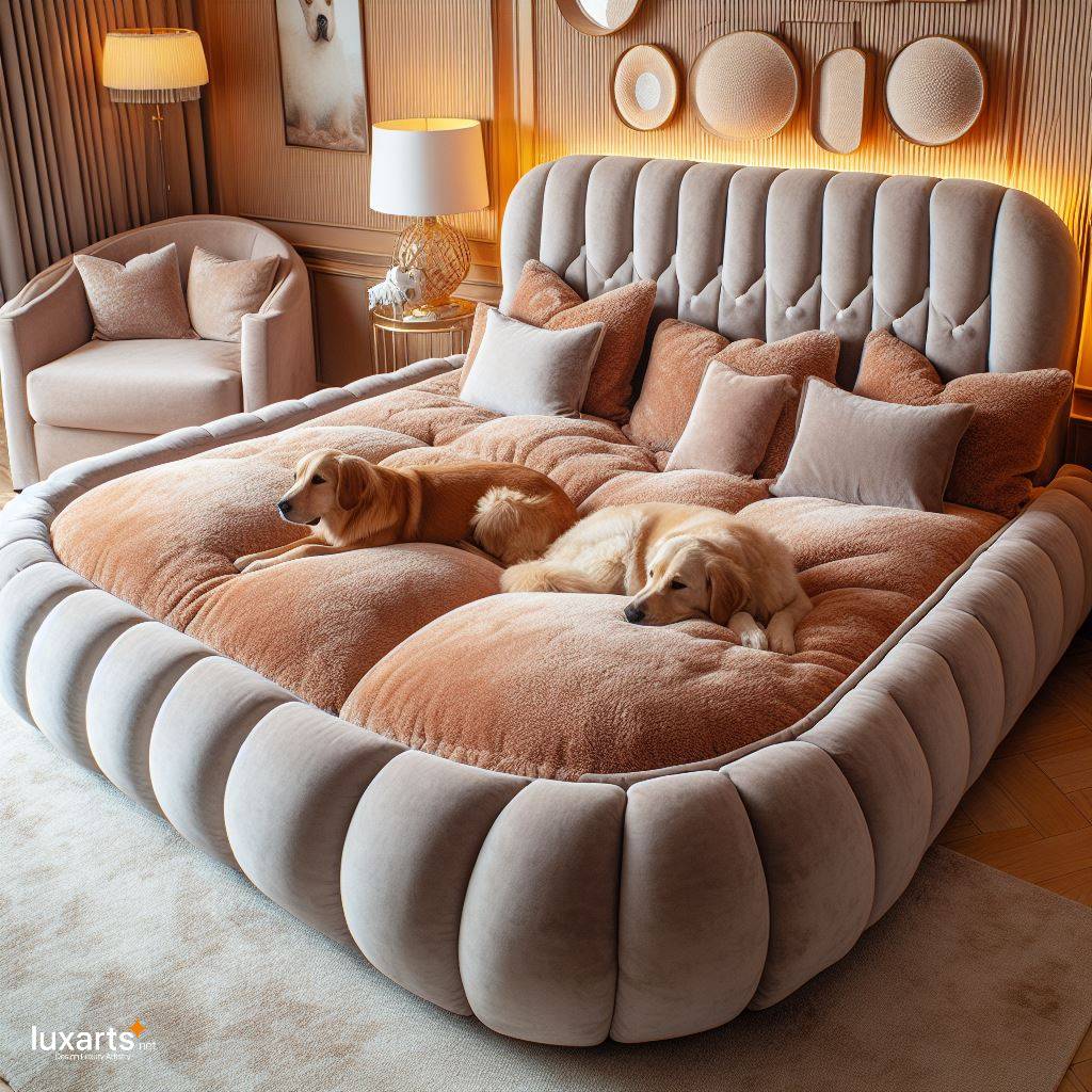 Supersized Comfort: Giant Dog Beds for Humans, Because We Deserve Pampering Too luxarts giant dog beds for humans 13