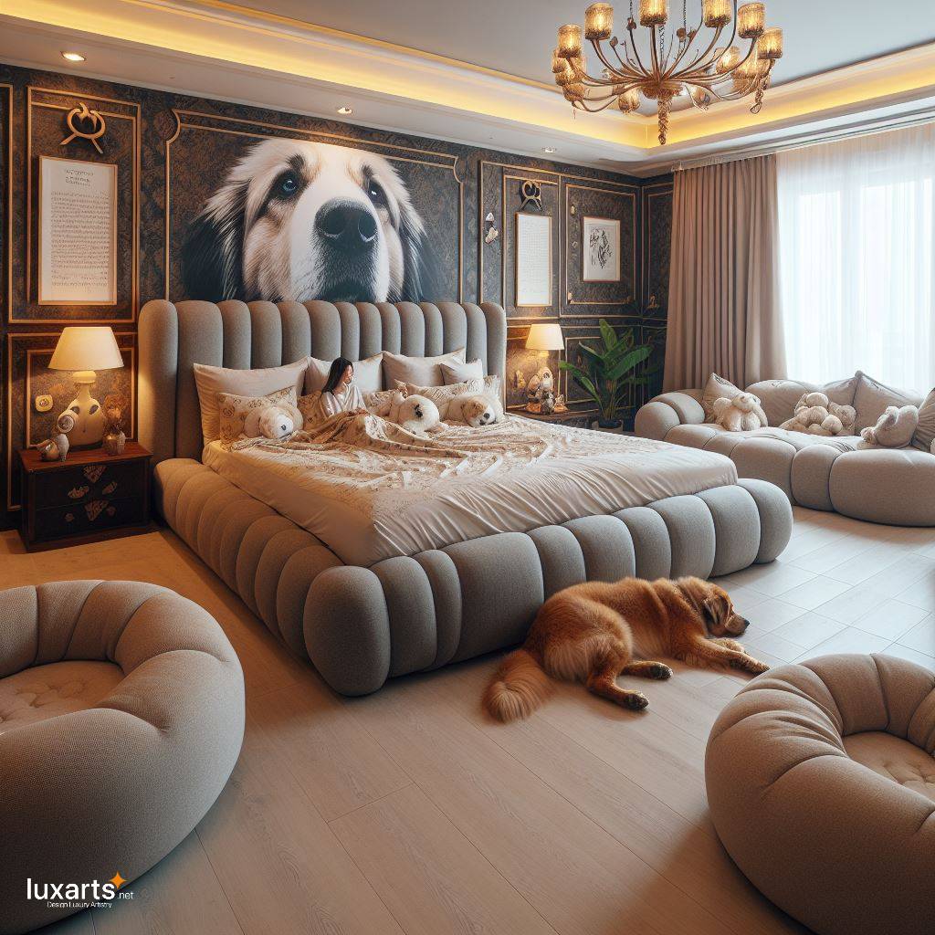 Supersized Comfort: Giant Dog Beds for Humans, Because We Deserve Pampering Too luxarts giant dog beds for humans 14