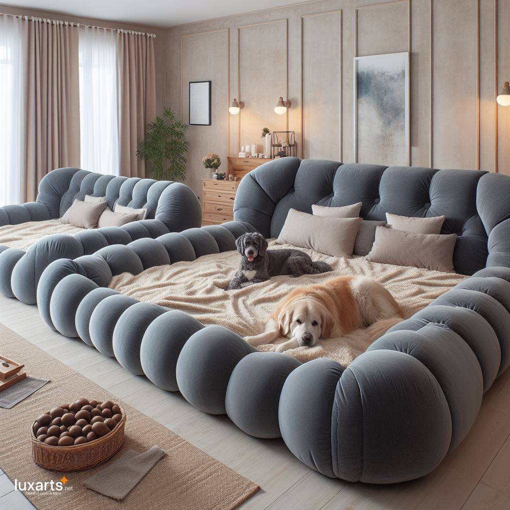 Supersized Comfort: Giant Dog Beds for Humans, Because We Deserve Pampering Too luxarts giant dog beds for humans 2