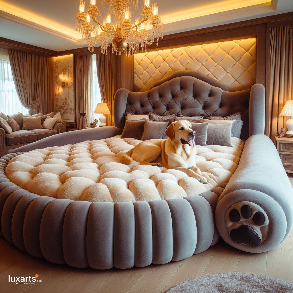 Supersized Comfort: Giant Dog Beds for Humans, Because We Deserve Pampering Too luxarts giant dog beds for humans 3