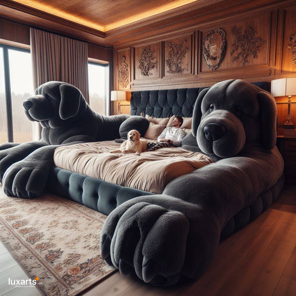 Supersized Comfort: Giant Dog Beds for Humans, Because We Deserve Pampering Too luxarts giant dog beds for humans 5