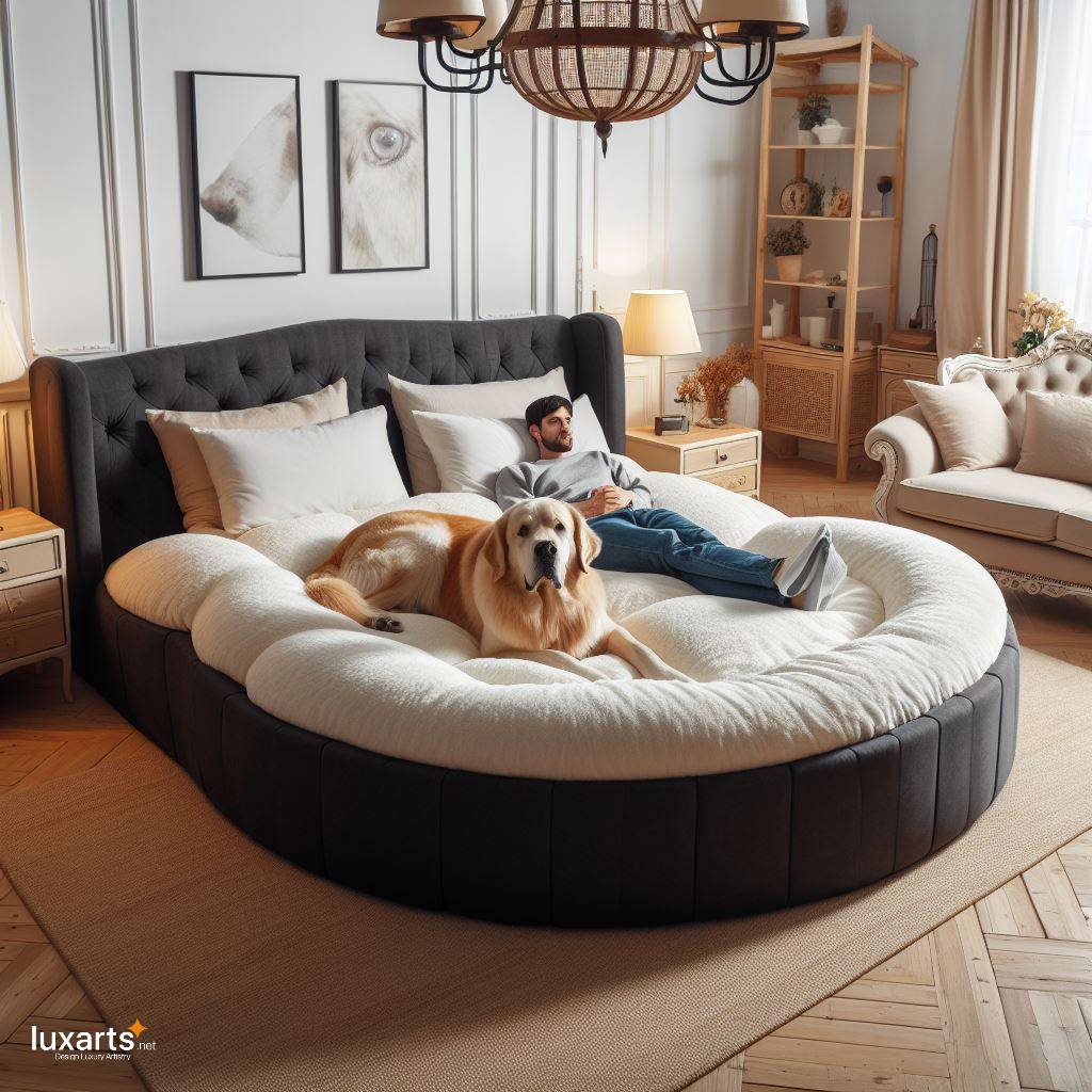 Supersized Comfort: Giant Dog Beds for Humans, Because We Deserve Pampering Too luxarts giant dog beds for humans 6