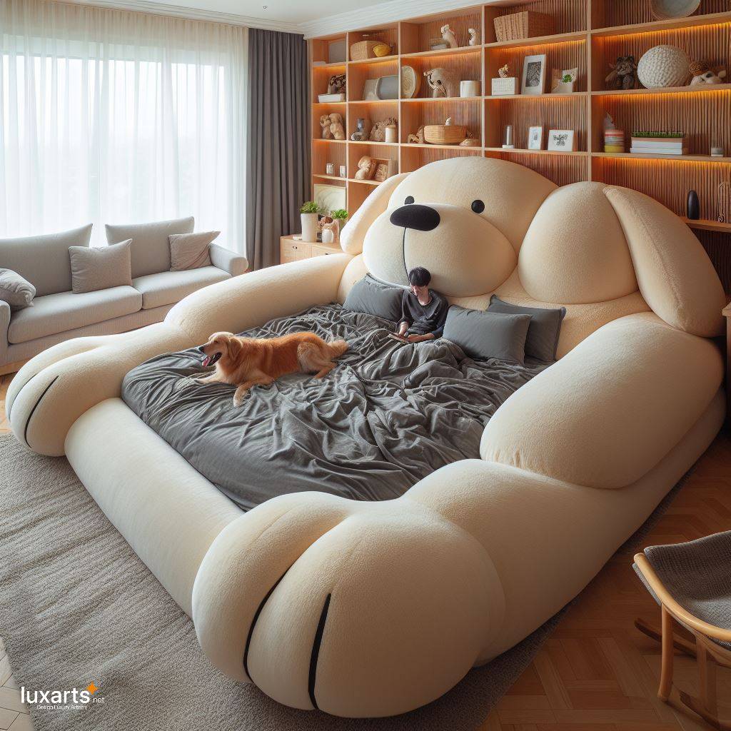 Supersized Comfort: Giant Dog Beds for Humans, Because We Deserve Pampering Too luxarts giant dog beds for humans 8
