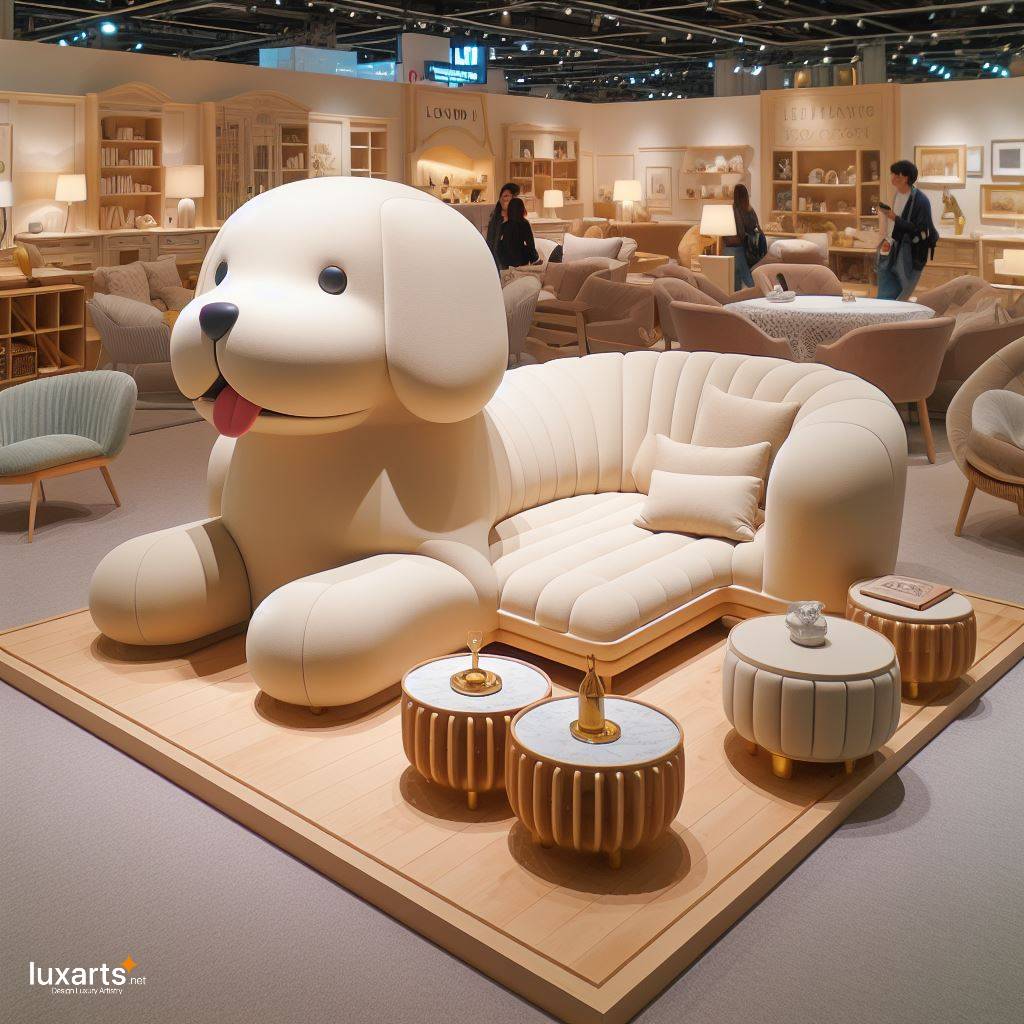 Unleash Comfort and Style: Giant Dog-Shaped Sofa for Playful Relaxation luxarts giant dog sofa 1