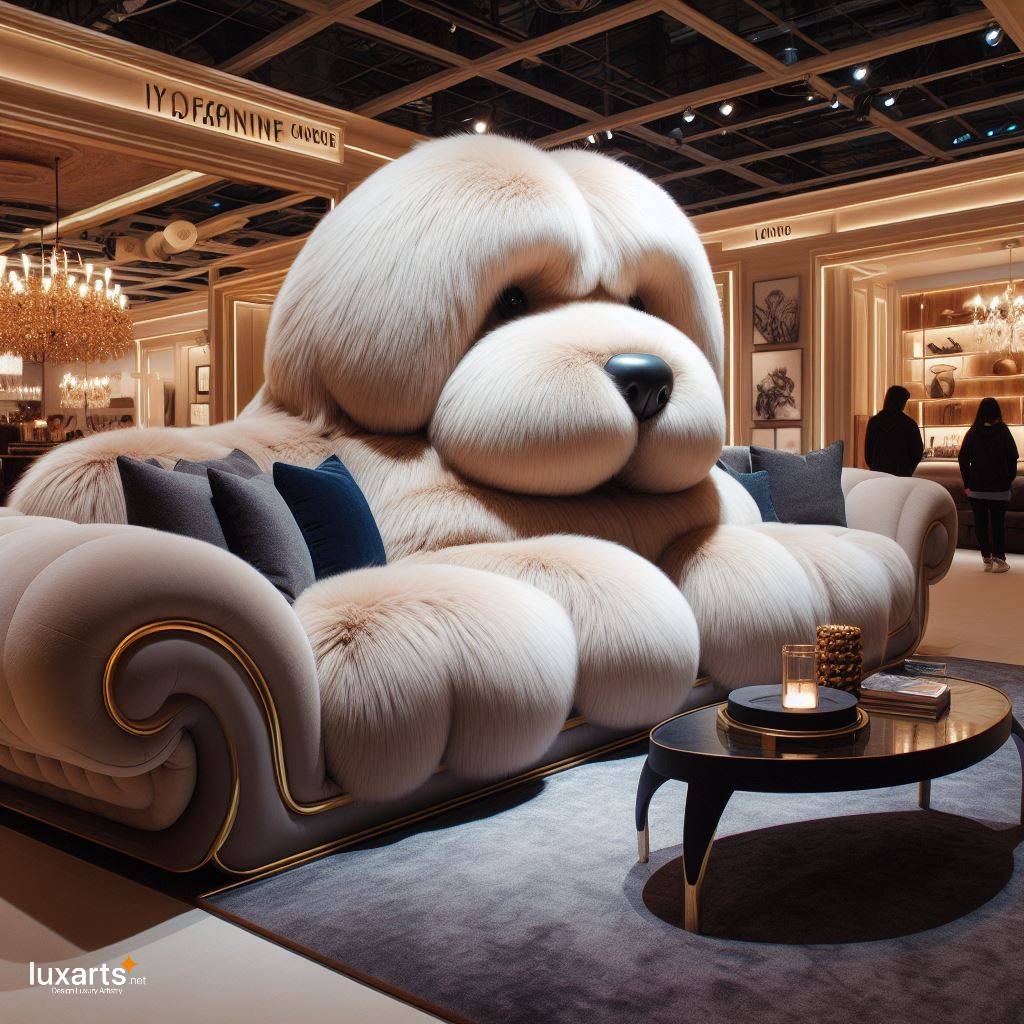 Unleash Comfort and Style: Giant Dog-Shaped Sofa for Playful Relaxation luxarts giant dog sofa 2