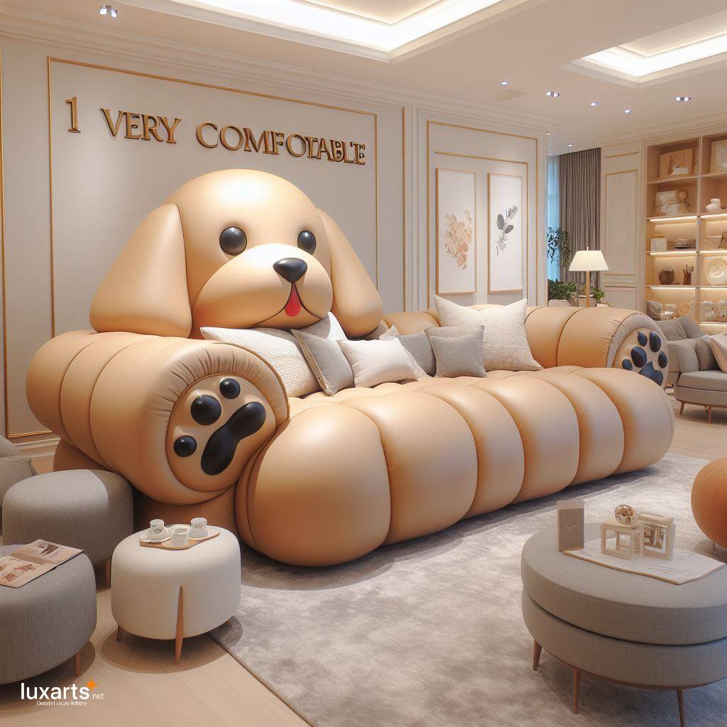 Unleash Comfort and Style: Giant Dog-Shaped Sofa for Playful Relaxation luxarts giant dog sofa 3