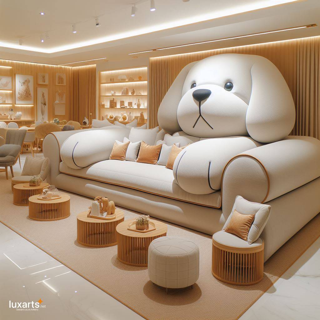 Unleash Comfort and Style: Giant Dog-Shaped Sofa for Playful Relaxation luxarts giant dog sofa 4