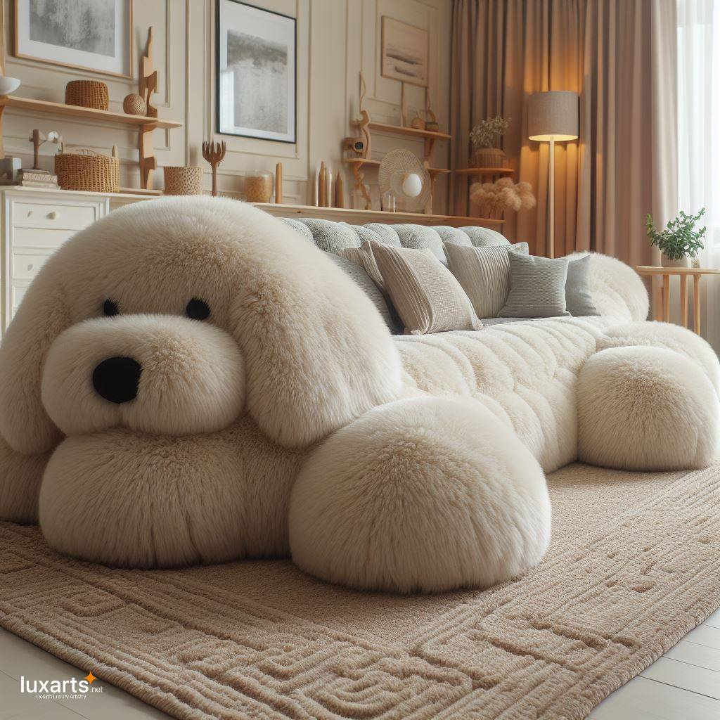 Unleash Comfort and Style: Giant Dog-Shaped Sofa for Playful Relaxation luxarts giant dog sofa 5