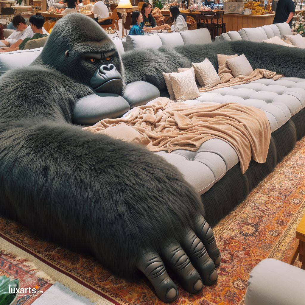 Gorilla Sofa: Bringing Creativity and Comfort to Your Living Space luxarts gorilla shaped sofa 5