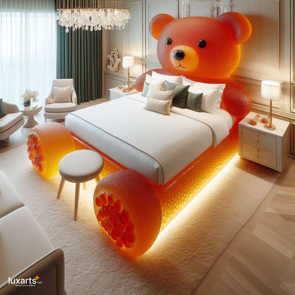 Sweet Dreams: Dive into Comfort with Gummy Bear Beds luxarts gummy bear beds 2