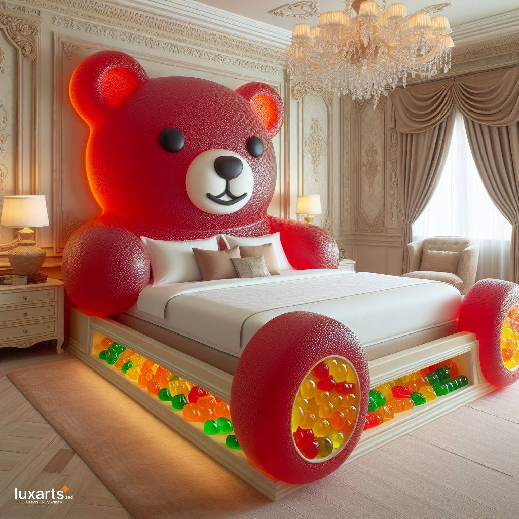 Sweet Dreams: Dive into Comfort with Gummy Bear Beds luxarts gummy bear beds 3