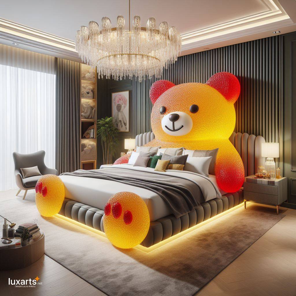 Sweet Dreams: Dive into Comfort with Gummy Bear Beds luxarts gummy bear beds 4