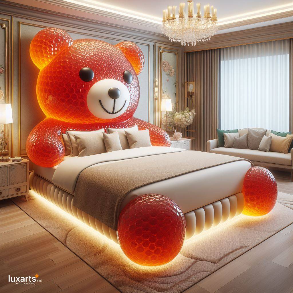 Sweet Dreams: Dive into Comfort with Gummy Bear Beds luxarts gummy bear beds 8