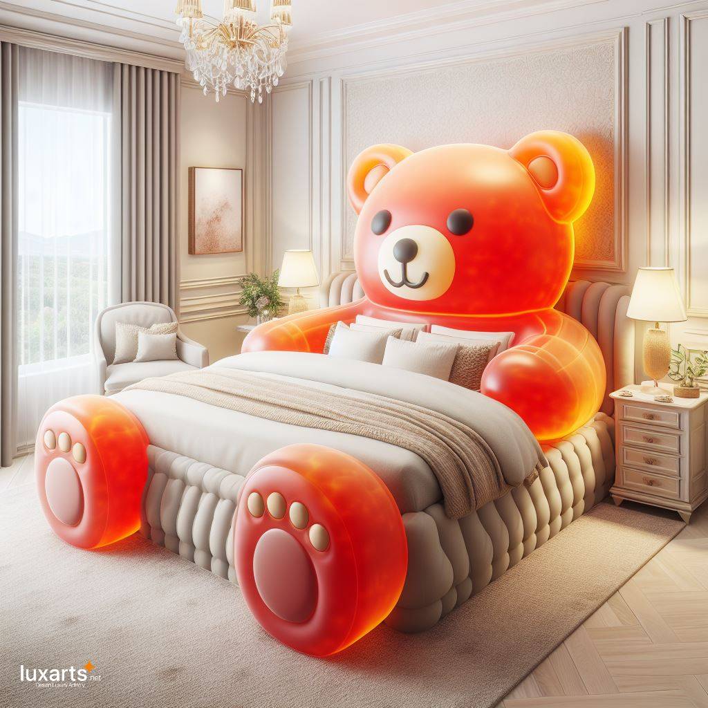 Sweet Dreams: Dive into Comfort with Gummy Bear Beds luxarts gummy bear beds 9