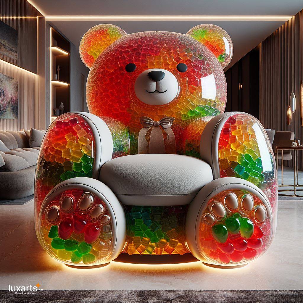 Sweet Seating: Gummy Bear Recliners for Playful Comfort luxarts gummy bear recliners 10