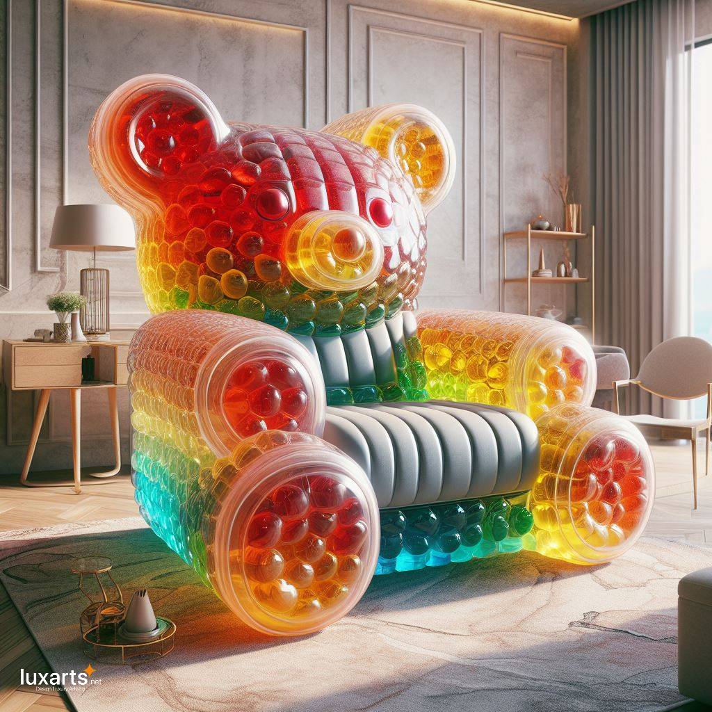 Sweet Seating: Gummy Bear Recliners for Playful Comfort luxarts gummy bear recliners 3