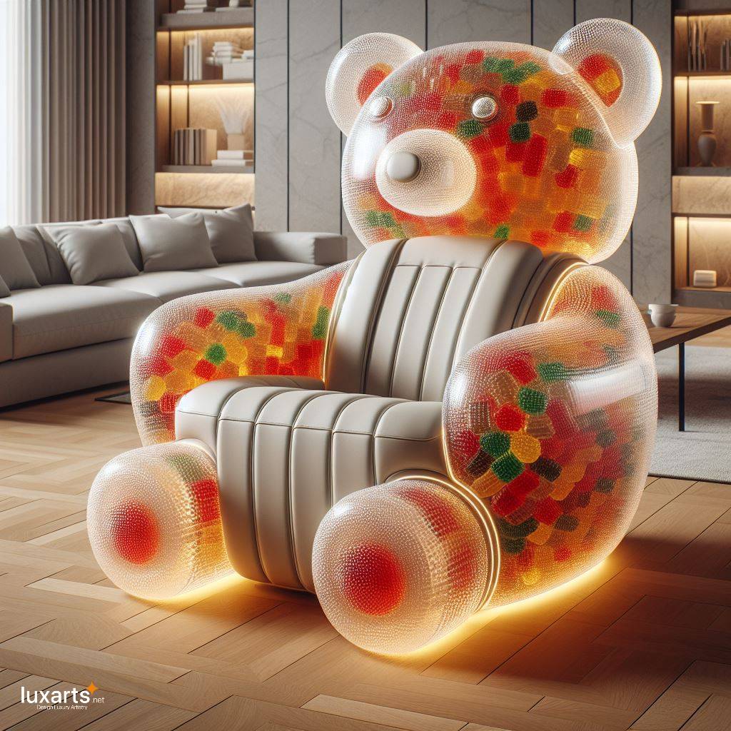 Sweet Seating: Gummy Bear Recliners for Playful Comfort luxarts gummy bear recliners 5