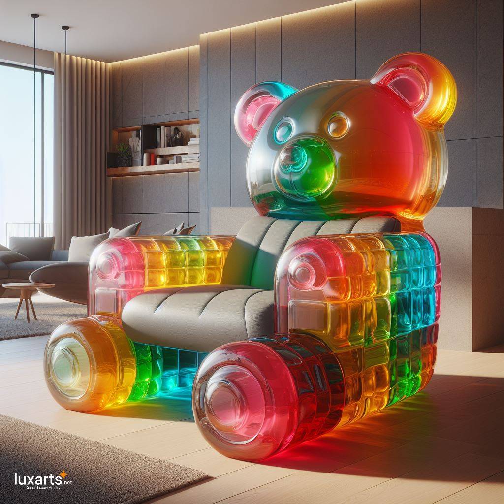 Sweet Seating: Gummy Bear Recliners for Playful Comfort luxarts gummy bear recliners 7
