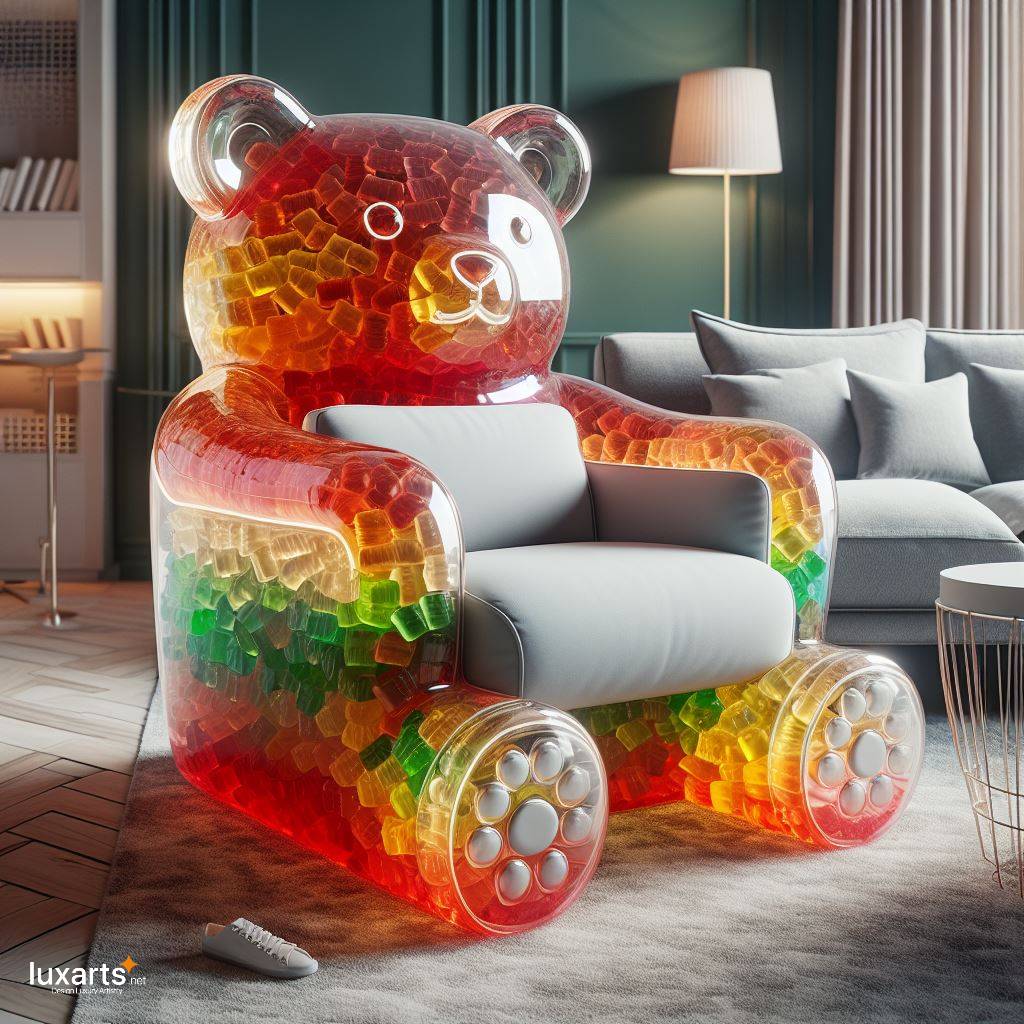 Sweet Seating: Gummy Bear Recliners for Playful Comfort luxarts gummy bear recliners 8