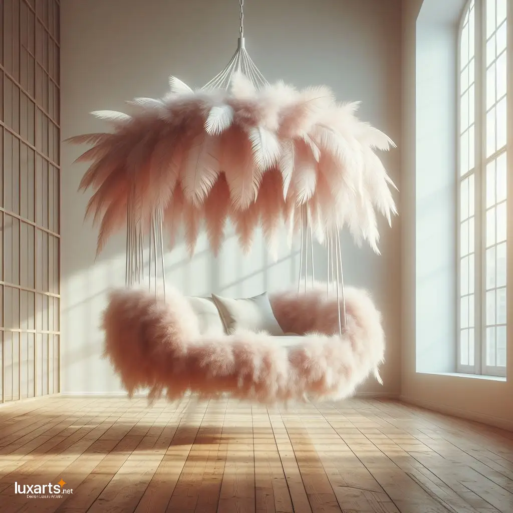Elevate Your Sleep: Hanging Feather Beds for Dreamy Nights luxarts hanging feather beds 2
