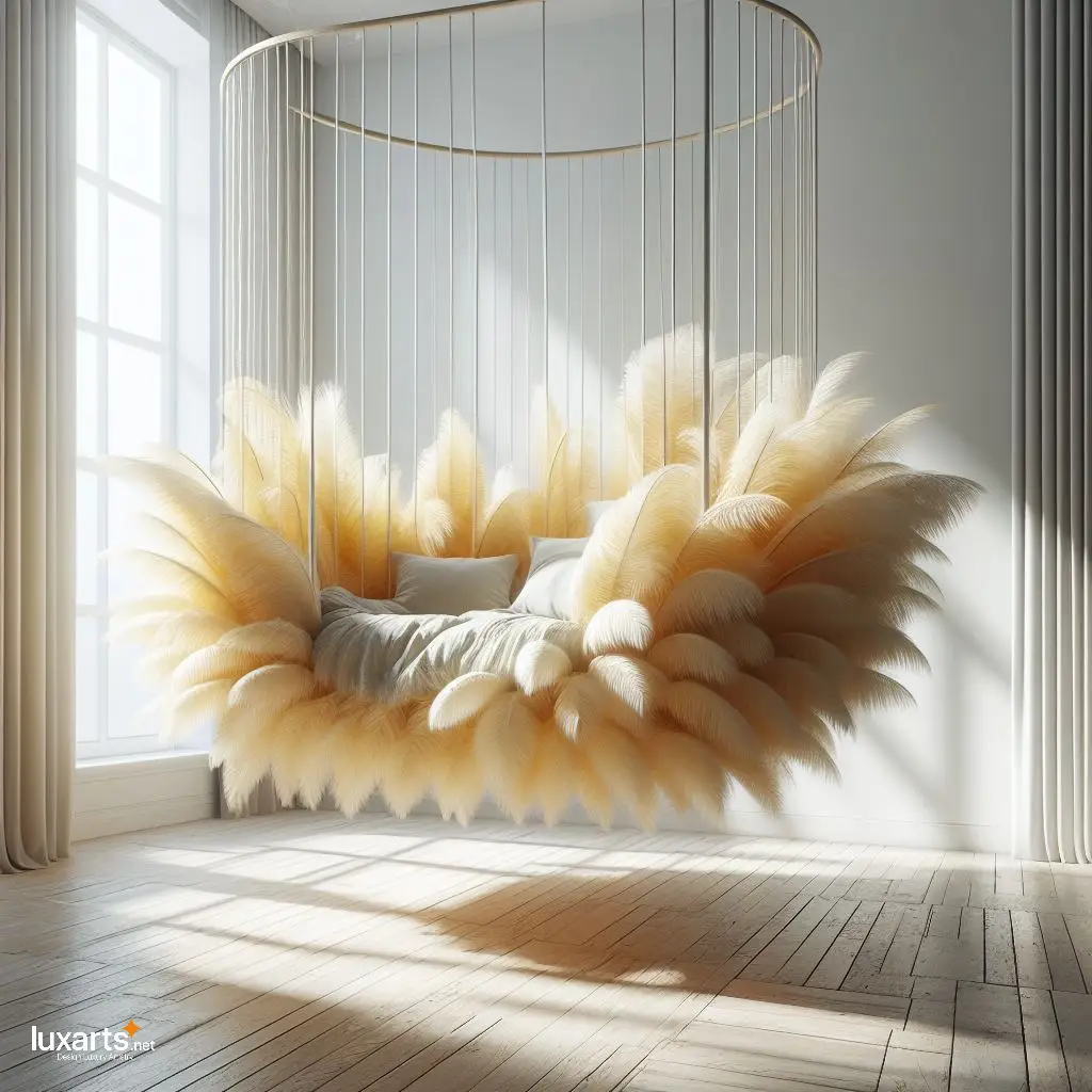Elevate Your Sleep: Hanging Feather Beds for Dreamy Nights luxarts hanging feather beds 4
