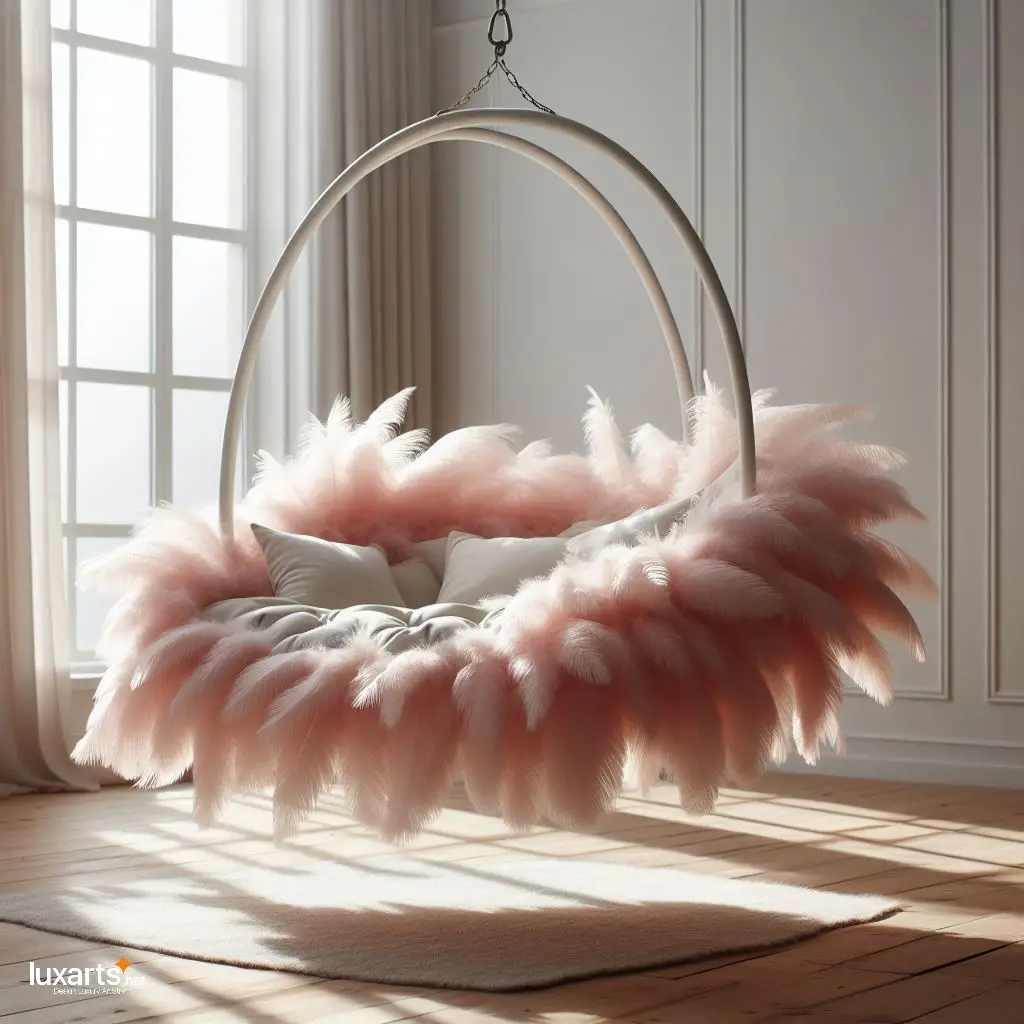 Elevate Your Sleep: Hanging Feather Beds for Dreamy Nights luxarts hanging feather beds 5