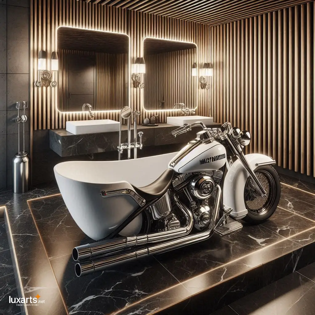 Harley Davidson Bathtubs: Rev Up Your Bathroom Decor luxarts harley davidson bathtubs 2