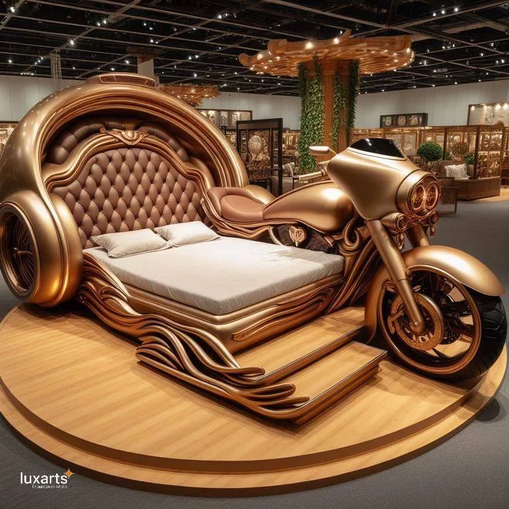 Ride into Dreamland: The Harley Davidson-Inspired Bed for Motorcycle Enthusiasts luxarts harley davidson inspired bed 0 jpg