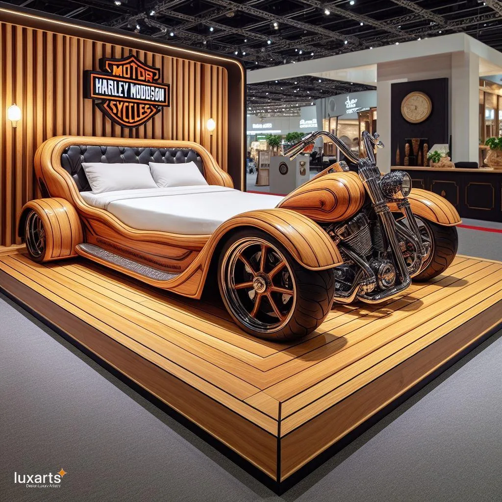 Ride into Dreamland: The Harley Davidson-Inspired Bed for Motorcycle Enthusiasts