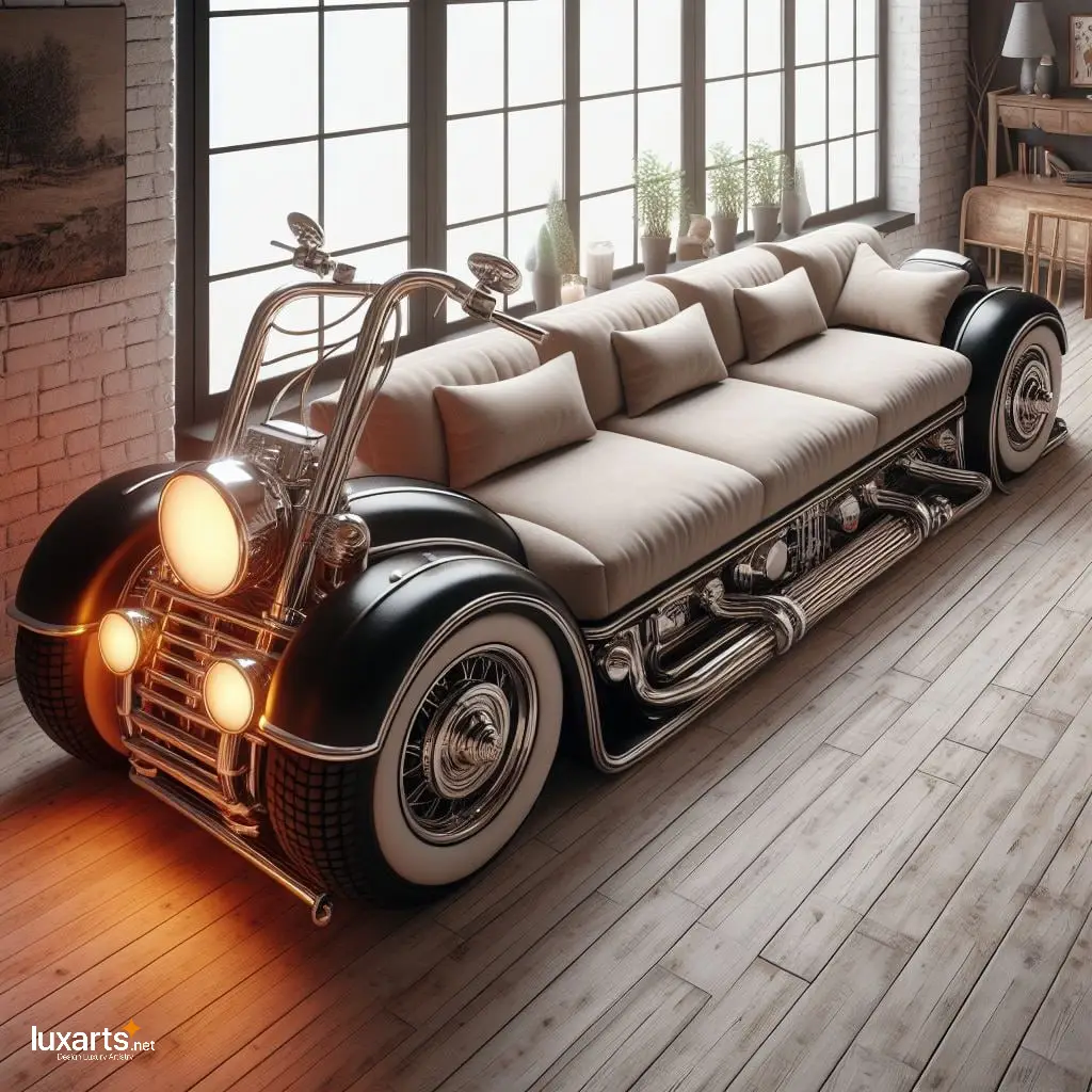 Harley Davidson Sofa: Rev Up Your Living Room with Biker-Inspired Comfort luxarts harley davidson sofa 1