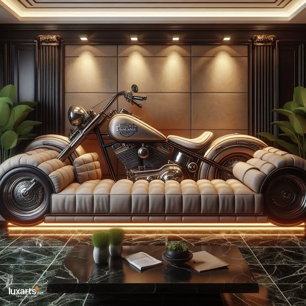 Harley Davidson Sofa: Rev Up Your Living Room with Biker-Inspired Comfort luxarts harley davidson sofa 3