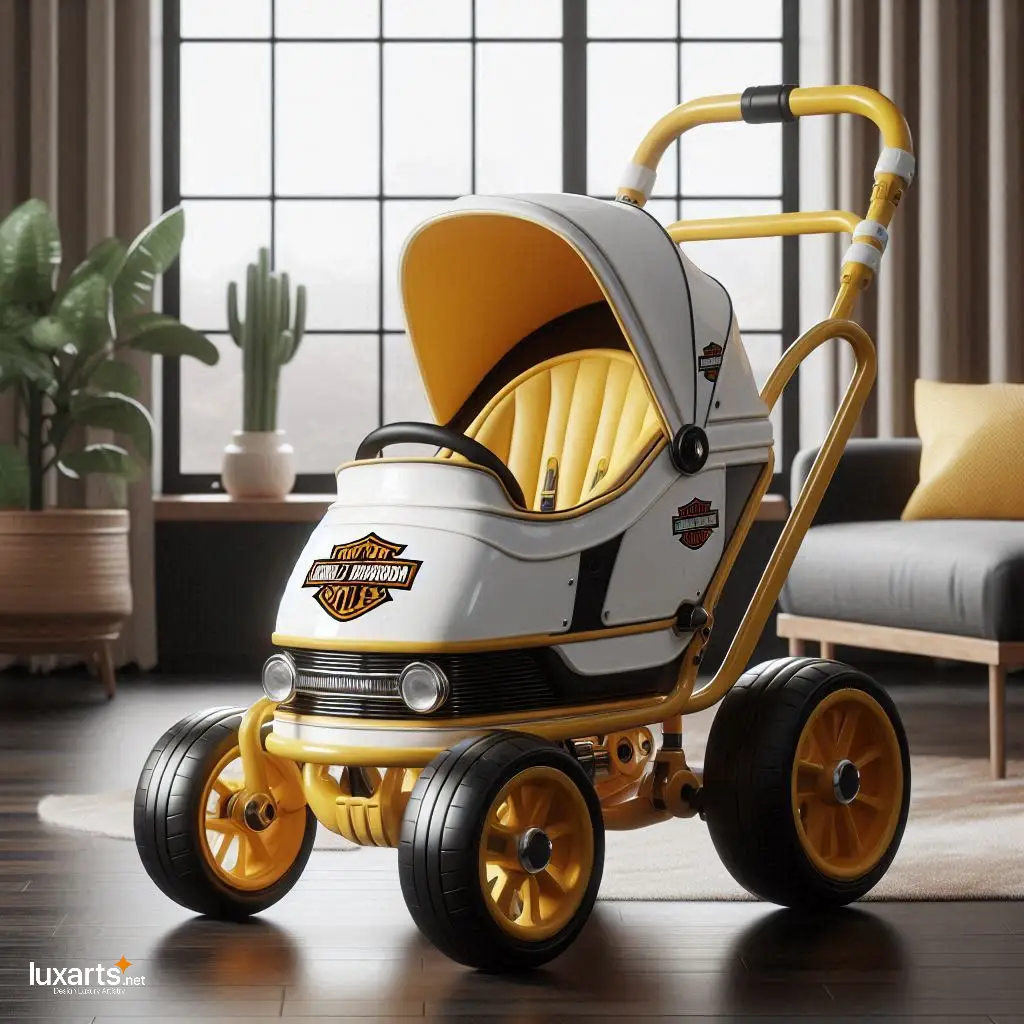 Ride in Style: Harley Davidson Strollers for Little Adventurers luxarts harley strollers 1