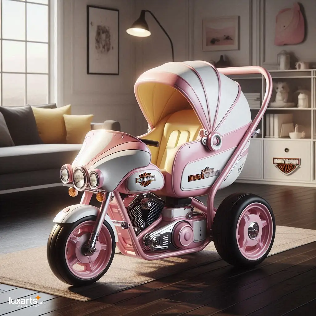 Ride in Style: Harley Davidson Strollers for Little Adventurers luxarts harley strollers 12
