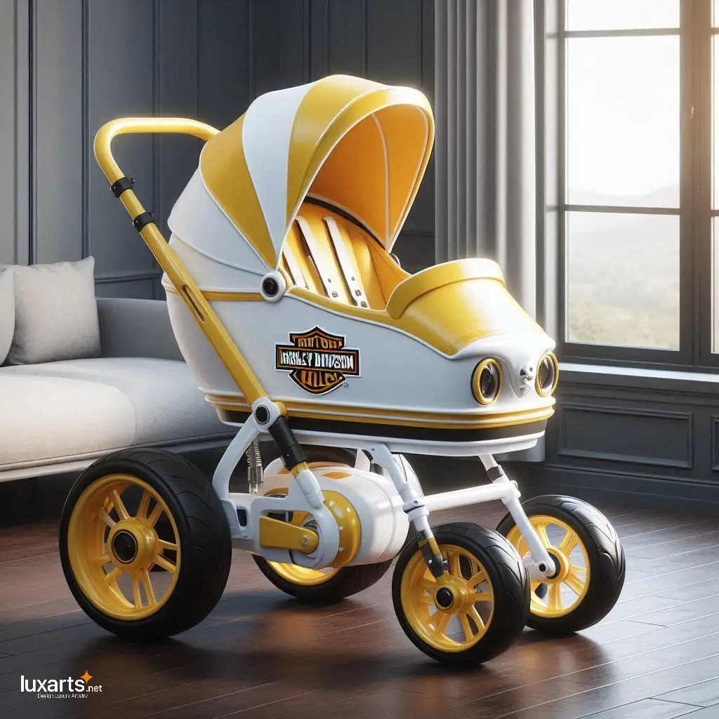 Ride in Style: Harley Davidson Strollers for Little Adventurers luxarts harley strollers 13