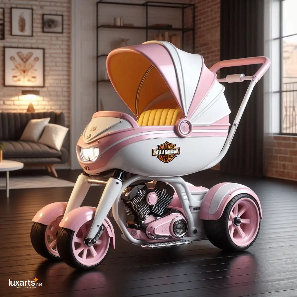 Ride in Style: Harley Davidson Strollers for Little Adventurers luxarts harley strollers 16