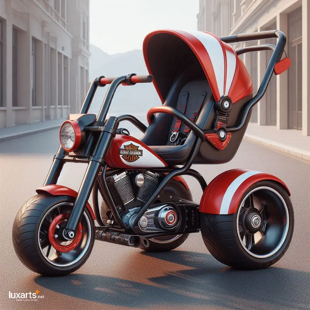 Ride in Style: Harley Davidson Strollers for Little Adventurers luxarts harley strollers 2