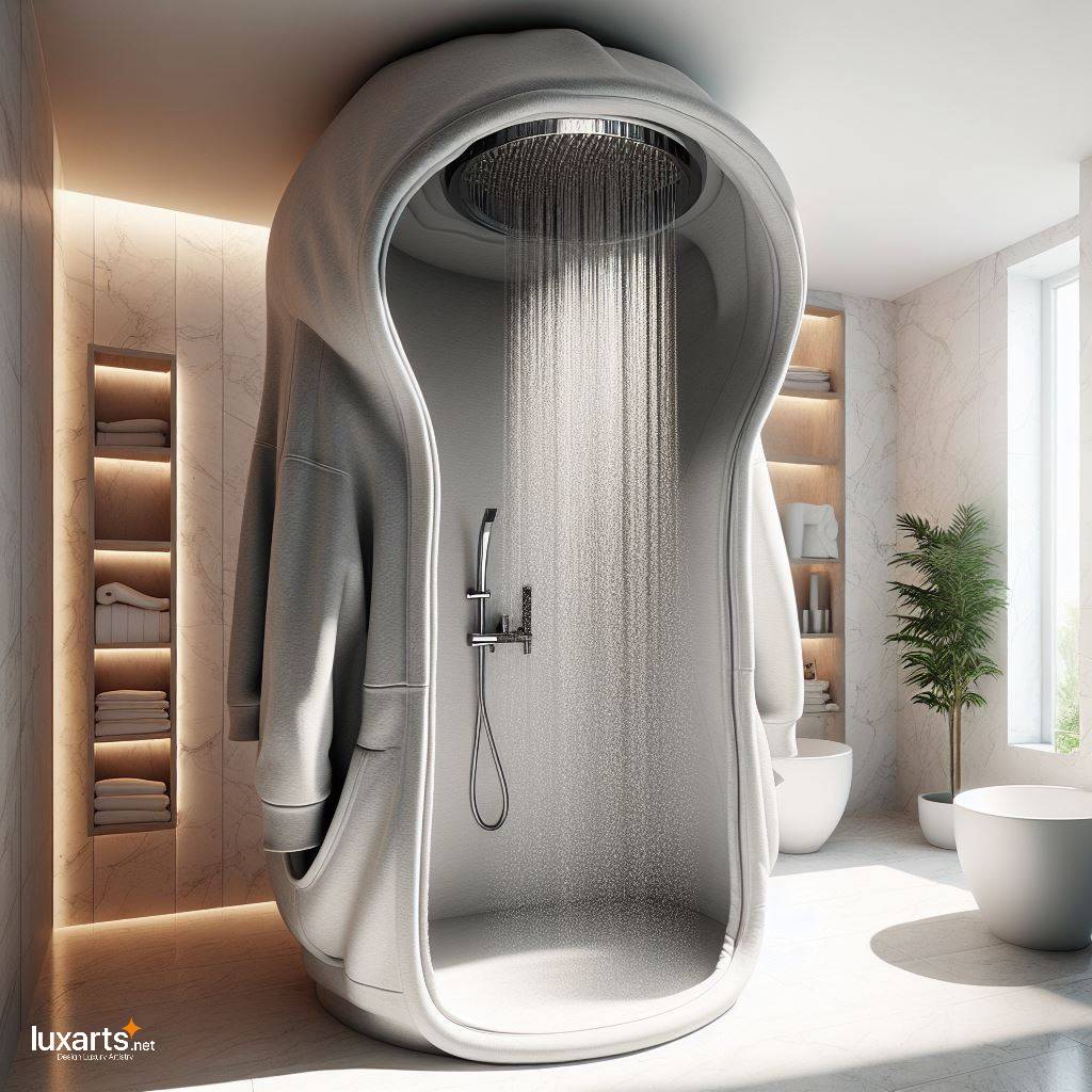 Hoodie-Shaped Shower Stalls: Embrace Comfort and Style luxarts hoddie shaped shower stalls 1