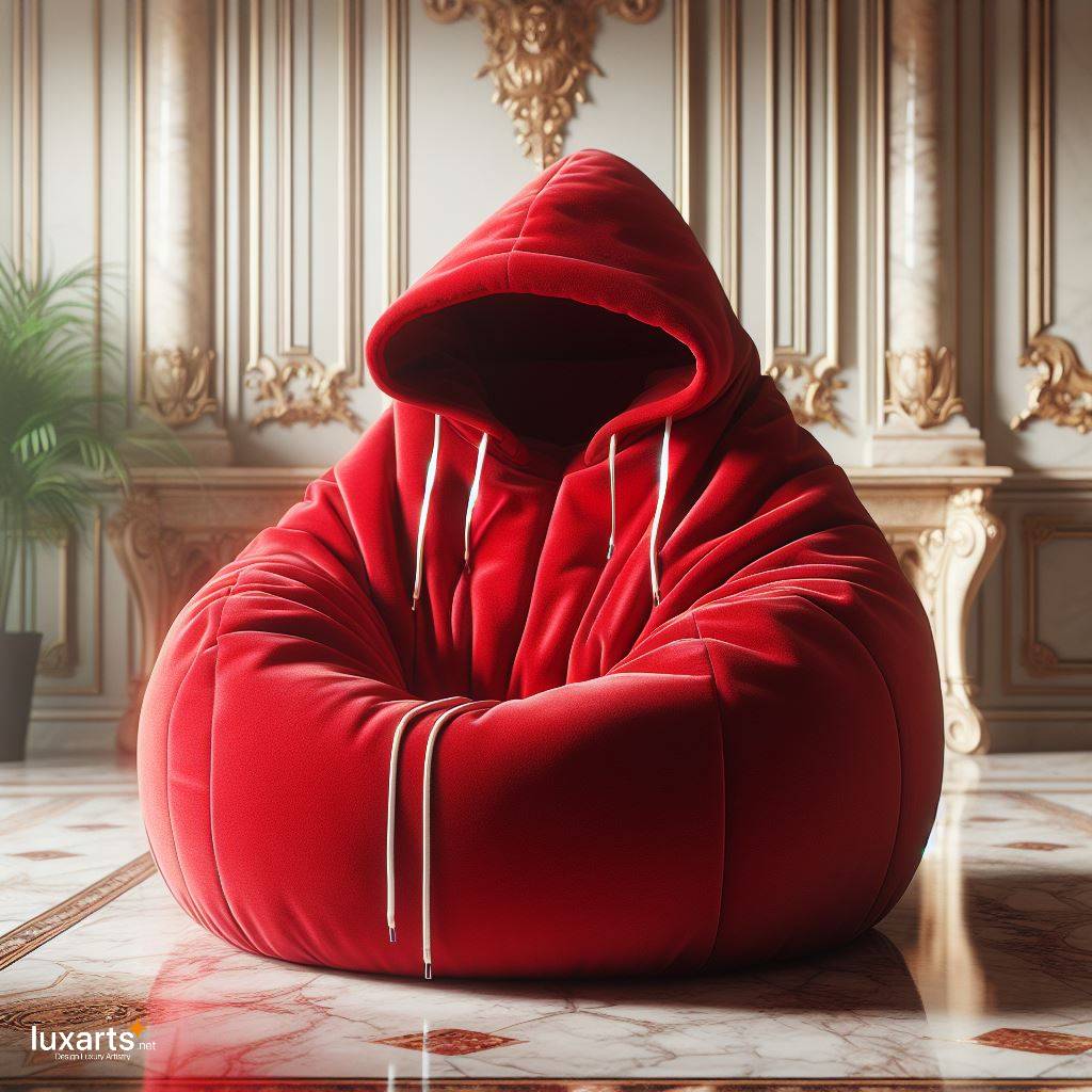 Hoodie Bean Bag Chairs: Cozy Comfort with a Stylish Twist luxarts hoodie bean bag 12