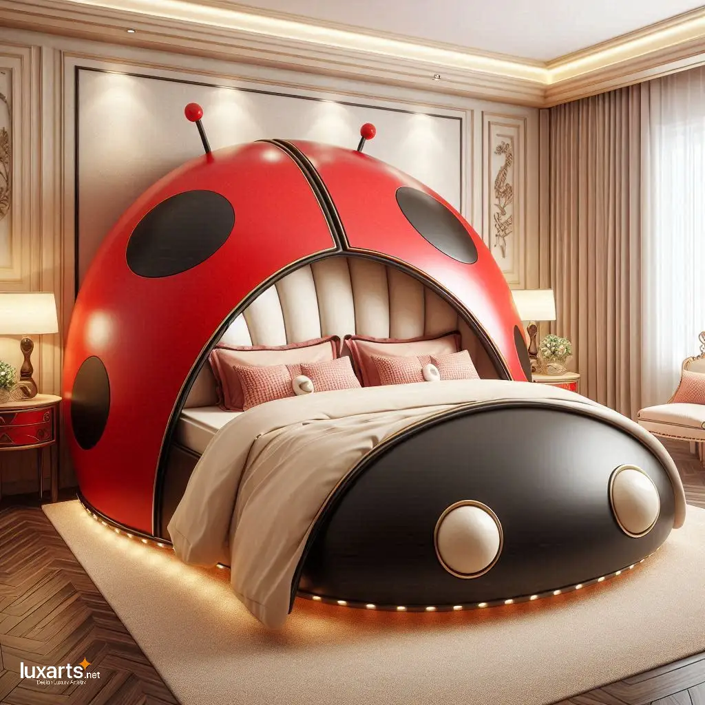 Ladybug Beds: Infusing Charm into Your Bedrooms luxarts ladybug beds 1